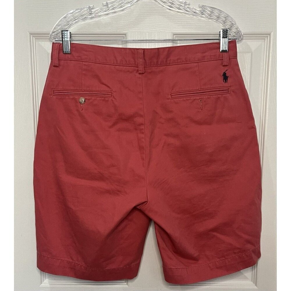 Polo Ralph Lauren Mens Prospect Shorts Size 32 Pink 100% Cotton (B4) - Picture 2 of 6